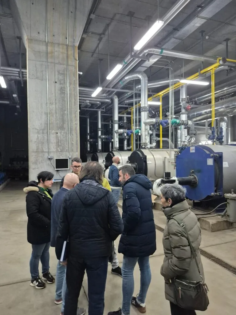 Visita á sala de caldeiras e instalacións técnicas da Cidade da Cultura de Galicia